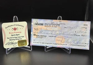 Cheque bancario autografiado por OJ Simpson certificado de autenticidad 10242 - Imagen 1 de 5