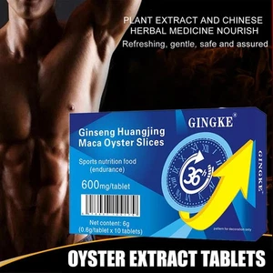 Austernextrakt Tabletten Ginseng HuangJing Maca Austernscheiben NEU K3R8 - Bild 1 von 11