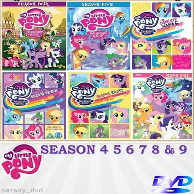 My Little Pony: Friendship Is Magic Season 4,5,6,7,8,9 DVD ~ All Region English - image 1 of 4
