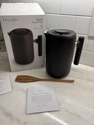 Cafetera Fellow Clara French Press aislada al vacío - negra mate Foto 1 de 3