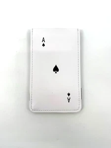 Sunfish Golf Score Card Holder White Ace of Spades Card 132 - Bild 1 von 2