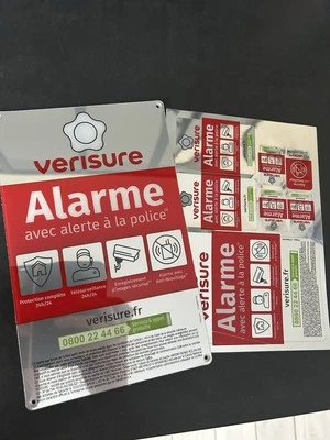 Autocollants Et Plaque Verisure - Photo 1/3
