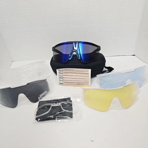 Polarized Cycling Sunglasses Outdoor Sport Driving Fishing Glasses Case Lenses  - Picture 1 of 12