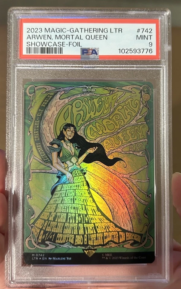 Arwen Mortal Queen Showcase Poster Foil Mint Graded PSA 9 Magic The Gathering - Image 1 of 1