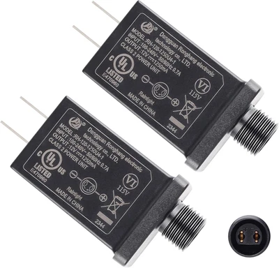 2PCS Replacement Yard Inflatable Adapter 12V 1.25A, Class 2 Power Supply Adaptor - Image 1 of 4