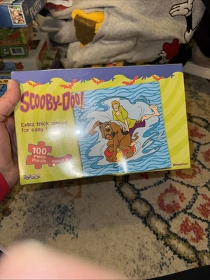 VINTAGE NOVO E LACRADO Scooby Doo 100 Peças Puzzle Pressman Cartoon Network 2004 ✨ - Imagem 1 de 2