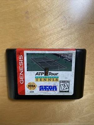 ATP Tour Championship Tennis (Sega Genesis, 1994) Cartridge Only! - Image 1 of 3
