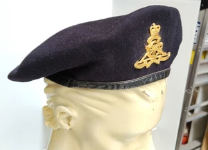 Genuine Vintage Australian Army Woollen Beret c.1950/60's w/ Original Labels -AF - Picture 1 of 11