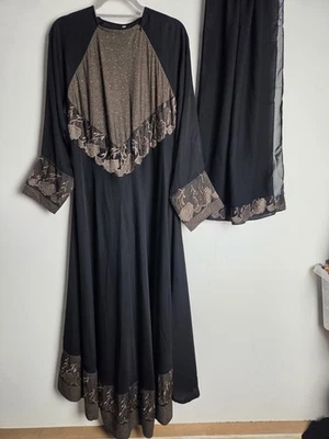 Estilo Paraguas Marrón Abaya Talla Mediana 56 Foto 1 de 4