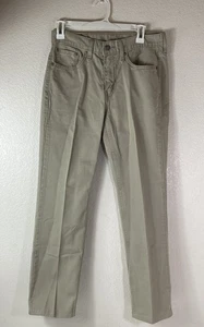 Herren Levis 514 Beige Denim Jeans Herren Größe 29x30 Straight Fit - Bild 1 von 21