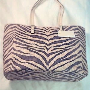 Michael Kors Zebra Print Handbag Tote NWT - Picture 1 of 8