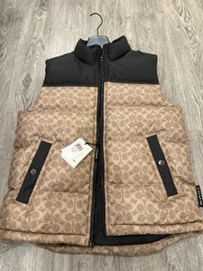 Coach Signature Down Vest - Picture 1 of 6