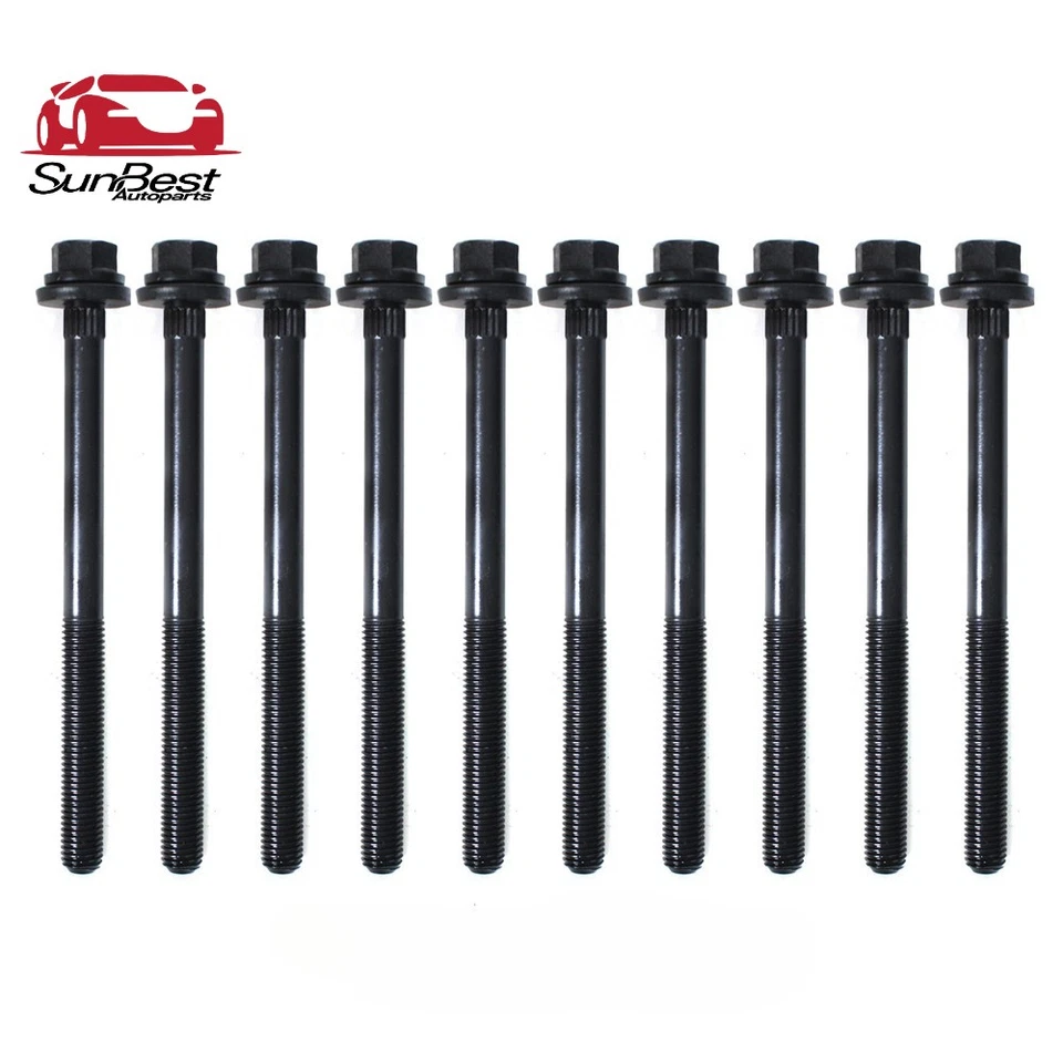 Fit 95-09 Chrysler Dodge Plymouth DOHC w/ Turbo "EDZ" 2.4L Cylinder Head Bolts - Imagem 1 de 3