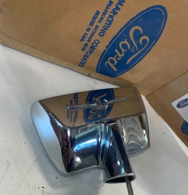 Espejo retrovisor exterior izquierdo cromado Ford Thunderbird 1964 1965 1966 NOS Foto 1 de 3