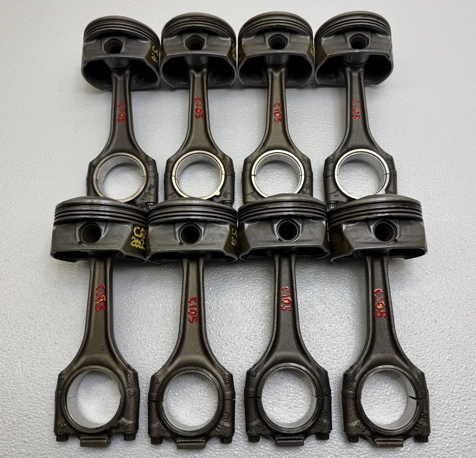 2010 - 2016 PORSCHE CAYENNE 4.8L PISTON W/ CONNECTING ROD SET OF 8 OEM Foto 1 de 4
