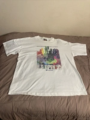 Camiseta De Colección US Open Tenis 1995 Gráfica Puntada Única Talla 2XL Signal Sport Foto 1 de 4