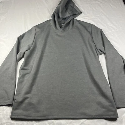 Sudadera Callaway Para Hombre Swing Tech XL Gris Sudadera con Capucha Rendimiento Elástica Foto 1 de 4