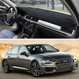Inner Dashboard Carpet Dash Mat Cover for Audi A6 with 10 Speakers 2019-2025 - Picture 1 of 6