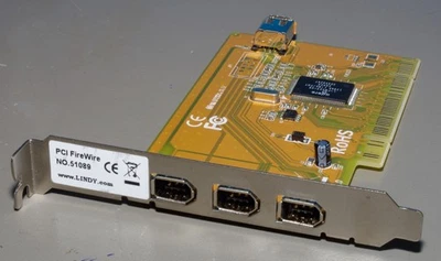 Lindy PCI - Scheda Firewire 4 porte PCI Express Controller IEEE 1394a 32 bit - Immagine 1 di 4