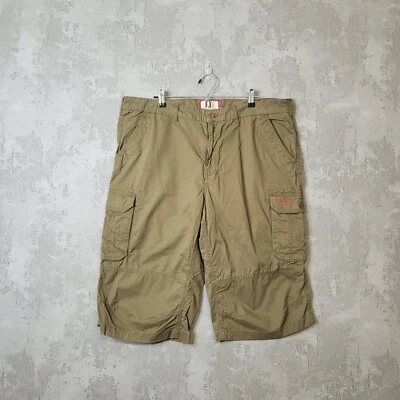 Pantalones Cortos de Carga Joe Browns Caqui Marrón Para Hombres 40R Medianos Calce Suelto Utilidad Combate A Foto 1 de 4