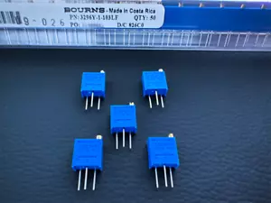 5 pz 3296Y-1-103LF Bourns 10 kOhm Pentola tagliaerba quadrata PC regolazione superiore 10K - Foto 1 di 5