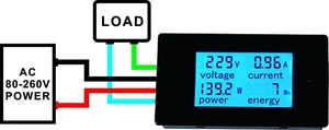 AC 80-260V 20A Digital Multifunction Meter Voltage Amperage Power Energy - Bild 1 von 8