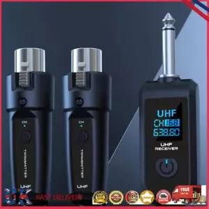 XLR Transmitter and Receiver Microphone Wireless System for Dynamic Microphone U - Picture 1 of 18
