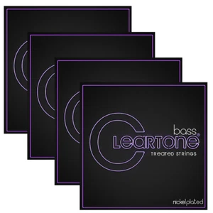 4-Pack of Cleartone 6445-5 Nickel Plated Bass Strings 5-String 45-130 Medium - Picture 1 of 2