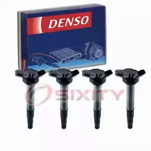 4 pc Denso Direct Ignition Coils for 2012-2017 Toyota Prius V 1.8L L4 Spark aj - Picture 1 of 5