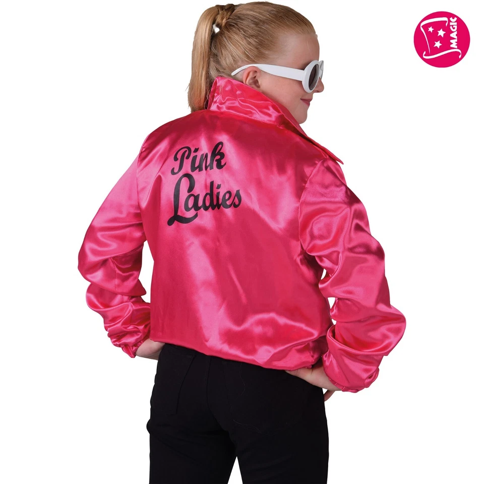 Pink Satin Pink Lady Jacket , 6 sizes - Image 1 of 1