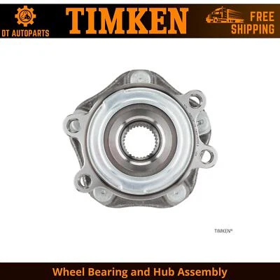 Conjunto de cojinete de rueda y buje delantero Timken 2004 para Infiniti FX35 2003-2008 tracción trasera Foto 1 de 4