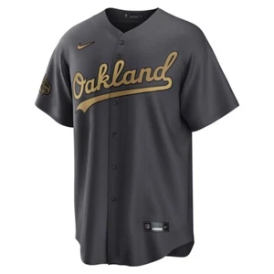 Official Oakland A's Athletics 2022 All Star HR Derby Gold Jersey Reg.$140 Large - Picture 1 of 1
