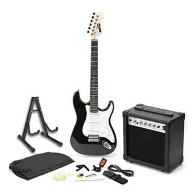 RockJam kit RJEG01 Chitarra elettrica con amplificatore grandezza naturale Nera - Image 1 of 4