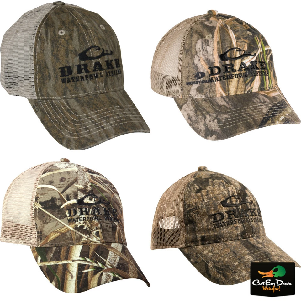 Drake Waterfowl Mesh Back Camo Trucker Cap - Image 1 of 1
