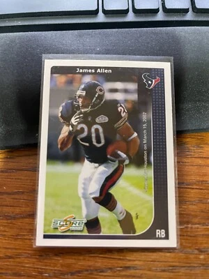 2002 Score "National 2002) embossed - JAMES ALLEN  #'d 4/5 - Image 1 of 2