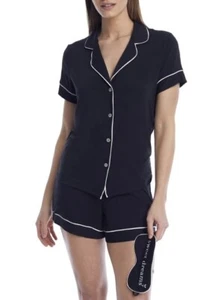 Reveal MIDNIGHT BLACK Modal Short Ultra-Soft Pajama Set, US 2X-Large - Picture 1 of 3