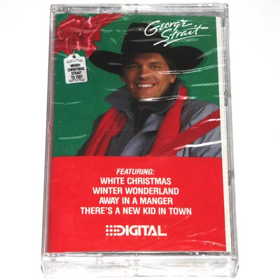 George Strait - Merry Christmas Strait To You (Cassette Tape 1986) NEW SEALED - Image 1 of 4