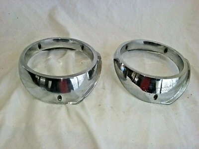 Dodge 880 1963 faros biseles cromados juego de 2 derecha 2417284 - D676 Foto 1 de 4