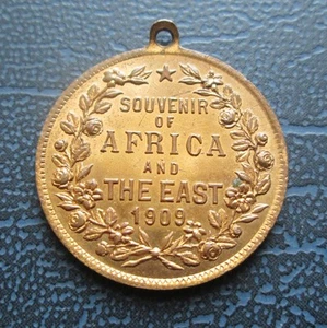 1909 Souvenir of Africa & The East Medallion - 'The World for Christ' - Lustrous - Picture 1 of 3