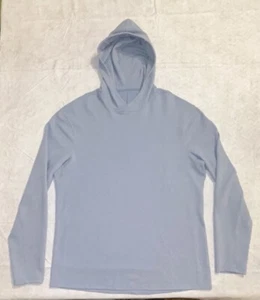 Lululemon Hoodie Herren XL Blau Waffel Strick Pullover Laufen Jogging - Bild 1 von 5