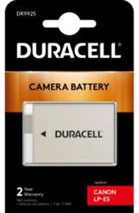 Duracell LP-E5 Li-ion Battery for Canon Digital Camera  DR9925  (UK Stock)  BNIP