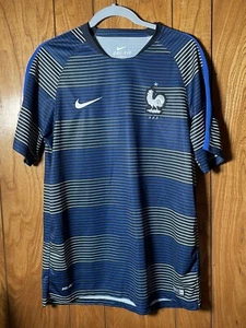 Mens FRANCE National 2016-2017 Football Soccer Shirt Jersey Sz L Large - Picture 1 of 8