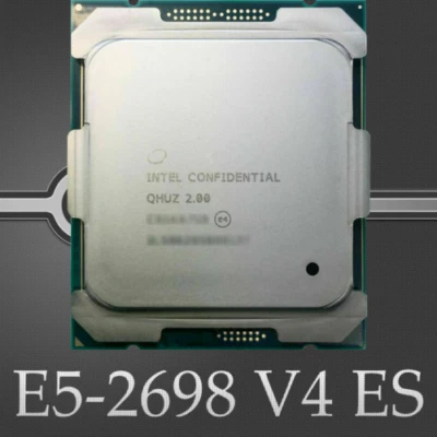 Intel Xeon E5-2698 V4 ES QHUZ 2.0GHz 20-Core 50MB LGA2011-3 CPU Processor - Image 1 of 2