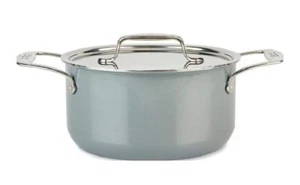 Olla sopera FUSIONTEC totalmente revestida de cerámica natural con núcleo de acero de 7 qt, platino - Imagen 1 de 1