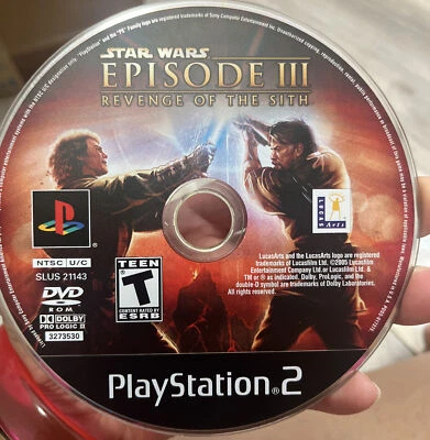 Star Wars Episode III: Revenge of the Sith (PS2) Disc Only - Image 1 of 2