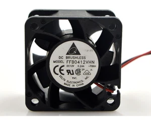 1pc Delta FFB0412SVHN 4028 4cm 12V 0.24A 2-wire Double Ball Cooling Fan - Picture 1 of 4