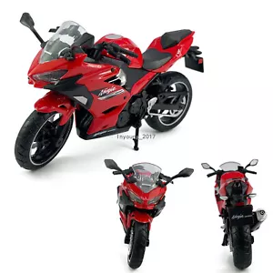 1:12 Kawasaki Ninja 400 Motorcycle Model Diecast Motorcycle Toy for Boys Red - Picture 1 of 9