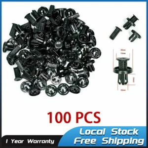 New 100Pcs Push Type Clips Fits For Honda Acura Part 91505-TM8-003 91505TM8003 1 - Picture 1 of 7