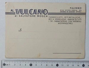 81376 328/tt Cartolina Pubblicitaria - Al Vulcano di S. Mosca - Palermo 1949 - Foto 1 di 2