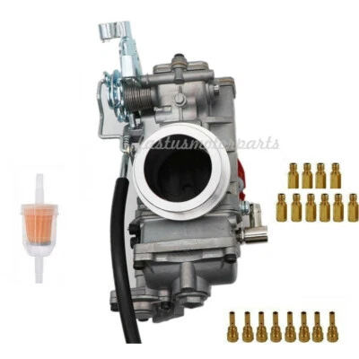 Carburador lateral inclinado FCR39 para Honda Kawasaki KLX400 Suzuki DRZ 400S Racing Foto 1 de 4